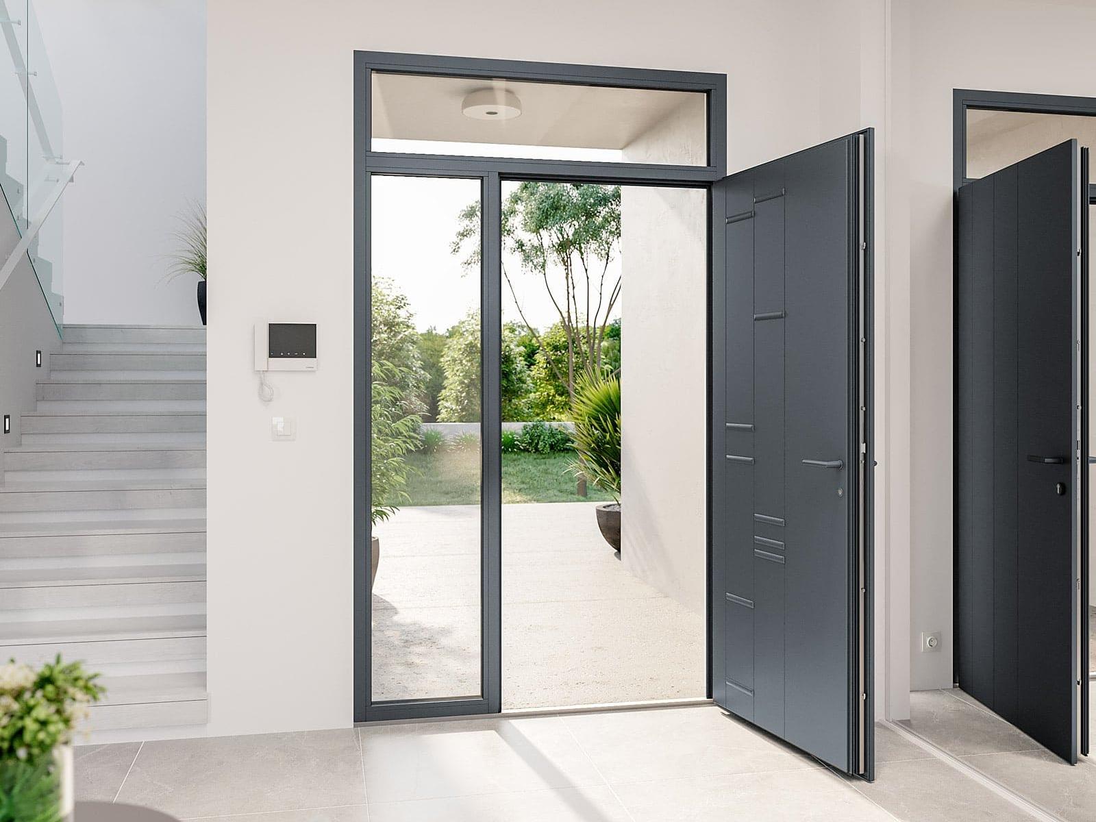 Porte d'entrée aluminium